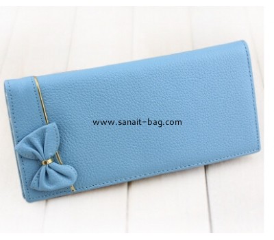 Ladies leather wallet with butterfly decoration WW-003 