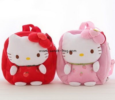 Cute soft short lint school bags wholesale for little girl SC-003