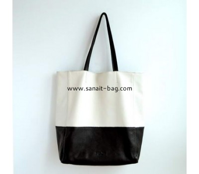 ladies large size leahter shopping bag SH-001