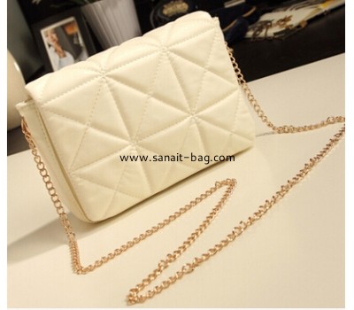 Women messenger PU leather bag with chain WM-010