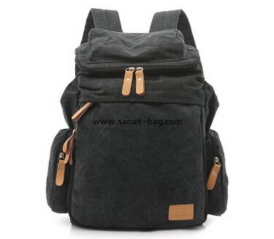 Men Leisure canvas high capacity backpack WB-004