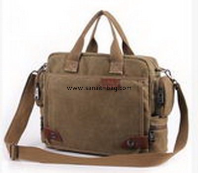 Men reaationary canvas single shoulder cross shoulder leisure business tote handbag MT-018
