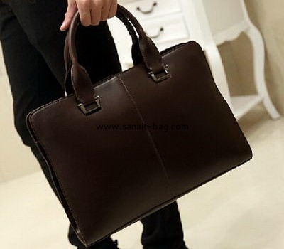 custom fashion Mens PVC tote handbag laptop notebook breifcase MT-022
