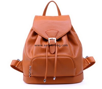 Young ladies PU leather leisure double shoulders backpack WB-026