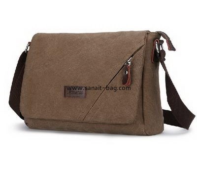 Mens crossbody bag with flap cover MM-013