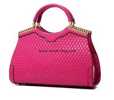 New style PU leather tote red evening bag WT-061