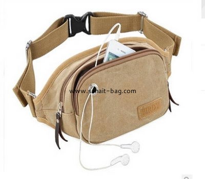 men leisure canvas waist bag MWB-005