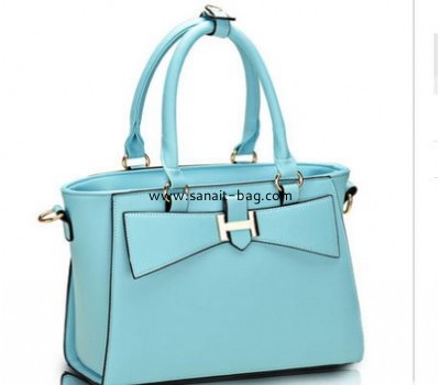 Candy cute color fashion hot sale PU handbag for ladies WT-074