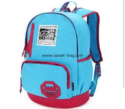 Canvas fashion school bag for boys and girls WB-050