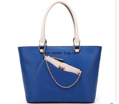 Latest fashion design top sale PU leather large size tote bag for women WT-091