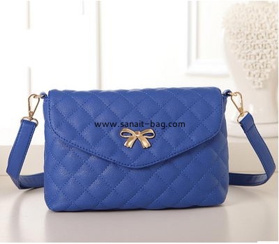 Top sale fashion diamond lattice PU leather handbag for women WM-032