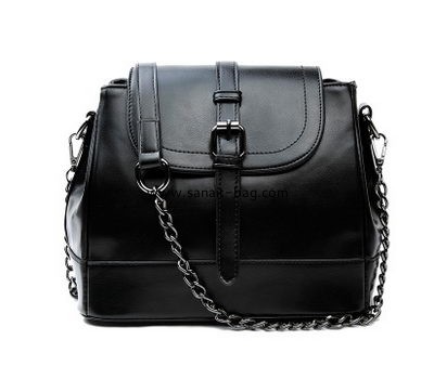 Pu leather single shoulder handbag with metal chain for ladies WT-106