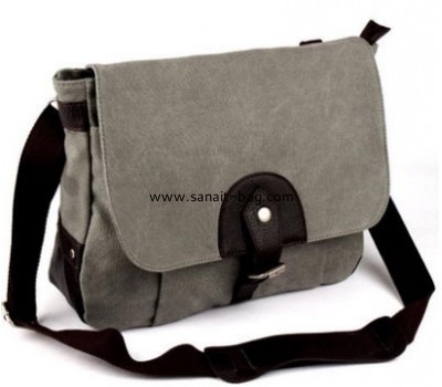 top sale canvas school bag with flap for men MT-049