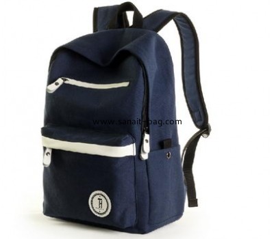2015 fashion design canvas school bag for boys MB-055