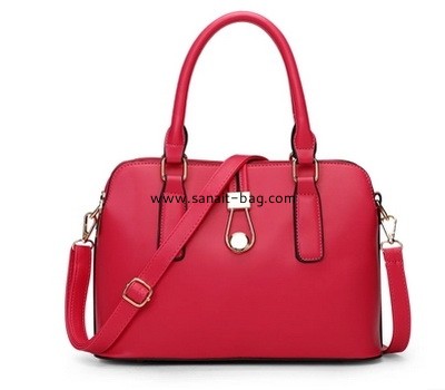 Ladies fashion red PU leather  handbag for spring and summer WT-165