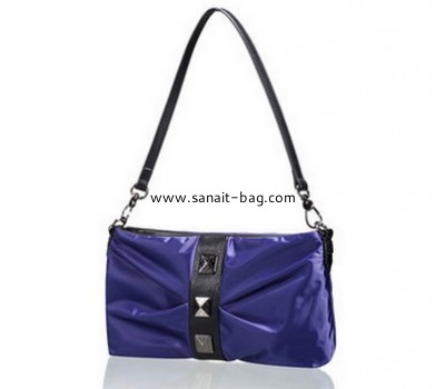 Ladies purple nylon messenger bag WM-060