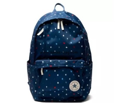Custom canvas bag school backpack ladies backpack WB-099