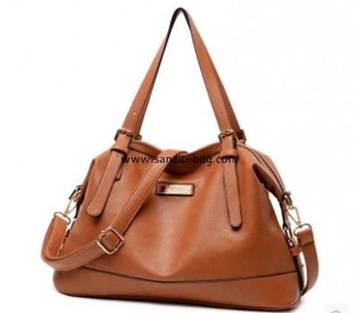 Custom pu leather handbag custom tote bag women fashion bag WT-191