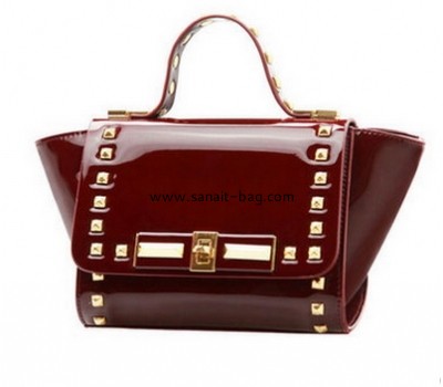 Custom pu handbag women bag fashion bag hand bag for lady WT-197