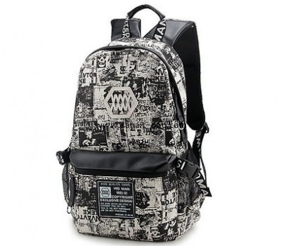 Custom design canvas backpack school bag backpack teenage MB-094