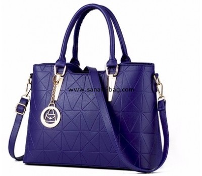 Custom design leather bag pu bags lady handbag shoulder long strip bag WT-245
