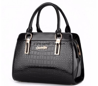 Customized pu hand bag crocodile leather bag ladys bag handbags fashion WT-267