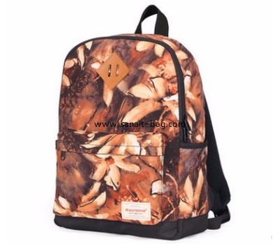 Wholesale canvas school bag new design school bag school backpack WB-125