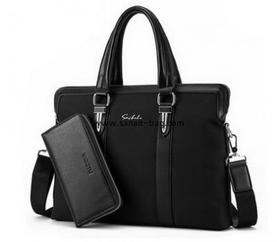 Fashion bag supplier custom canvas laptop briefcase shoulder bag for men MT-147