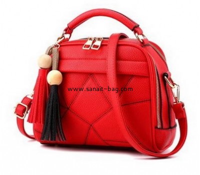 Bag manufacturers customize red handbags cute tote bags WT-343